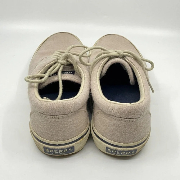 Sperry Topsider Wool Blend Boat Shoe lace Up Sneaker Mens 9.5 M - Picture 3 of 12
